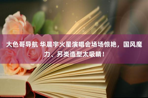 大色哥导航 华晨宇火星演唱会场场惊艳，国风魔力、另类造型太吸睛！