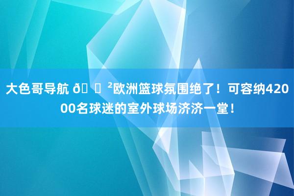 大色哥导航 😲欧洲篮球氛围绝了！可容纳42000名球迷的室外球场济济一堂！