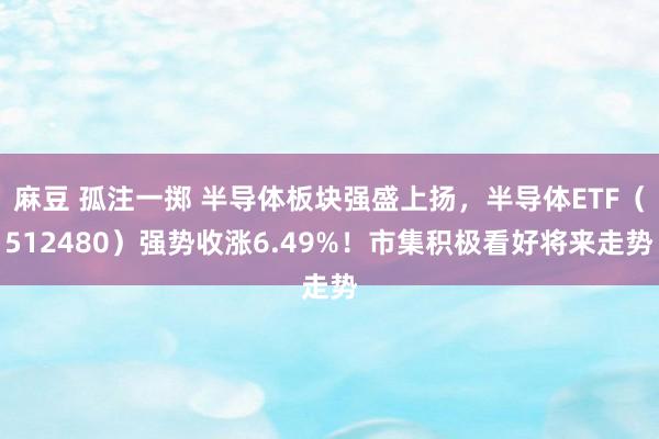 麻豆 孤注一掷 半导体板块强盛上扬，半导体ETF（512480）强势收涨6.49%！市集积极看好将来走势