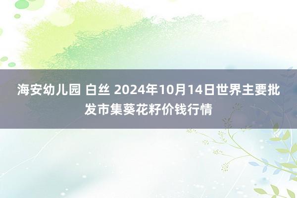 海安幼儿园 白丝 2024年10月14日世界主要批发市集葵花籽价钱行情