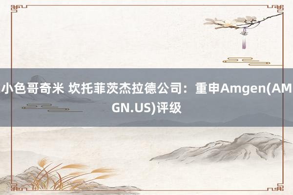 小色哥奇米 坎托菲茨杰拉德公司：重申Amgen(AMGN.US)评级