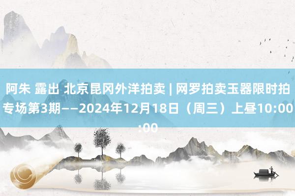 阿朱 露出 北京昆冈外洋拍卖 | 网罗拍卖玉器限时拍专场第3期——2024年12月18日（周三）上昼10:00